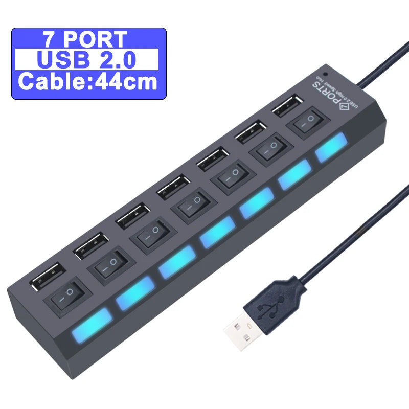 USB Hub 3.0 με 4/7 Θύρες – Συνδέστε Όλες τις Συσκευές σας