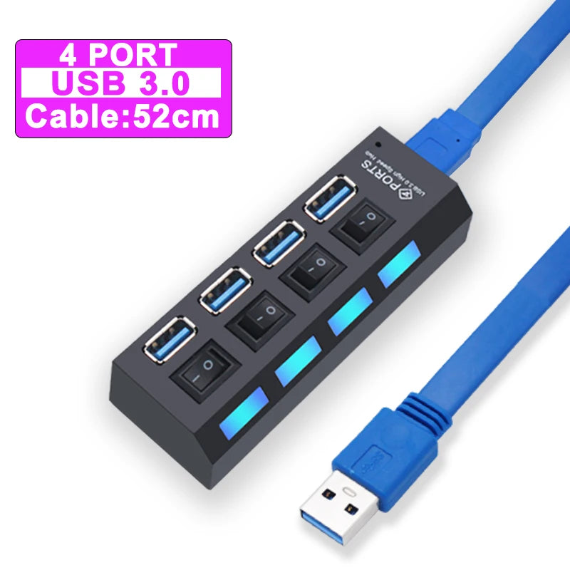 USB Hub 3.0 με 4/7 Θύρες – Συνδέστε Όλες τις Συσκευές σας