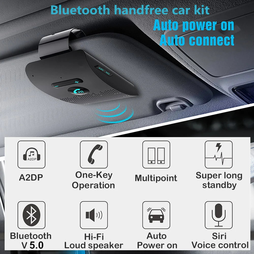 Ασύρματο Ηχείο Bluetooth Αυτοκινήτου – Ασφαλής Ξεκινεύρητο χωρίς Χέρια