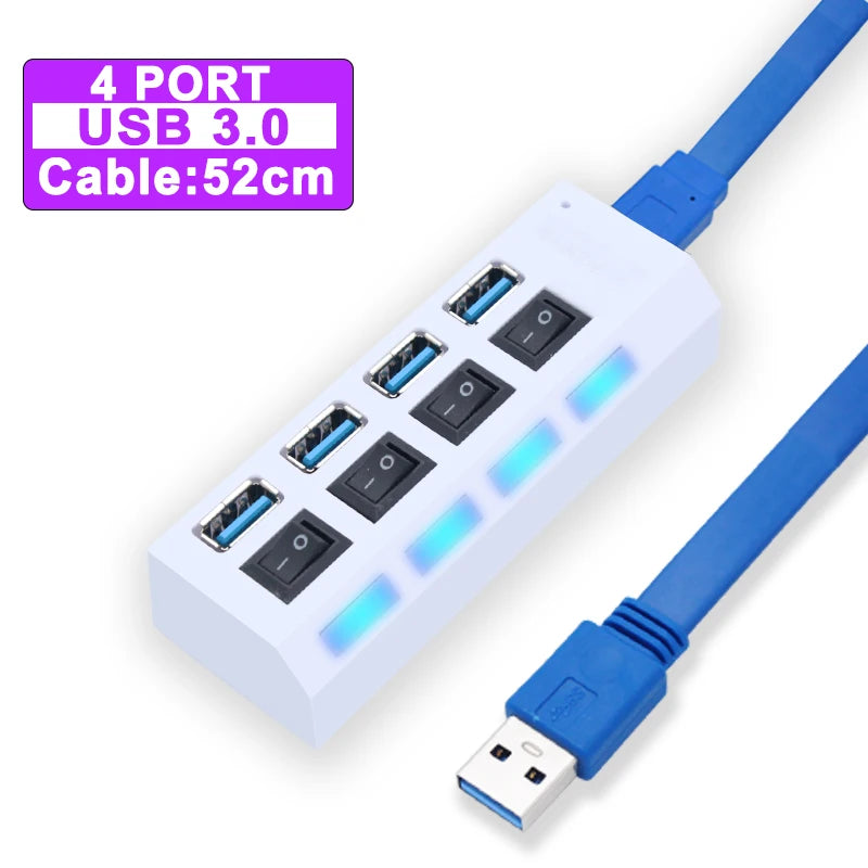 USB Hub 3.0 με 4/7 Θύρες – Συνδέστε Όλες τις Συσκευές σας