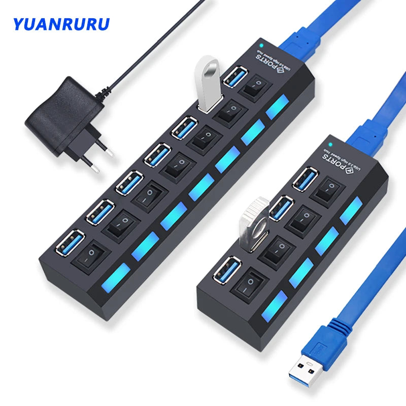USB Hub 3.0 με 4/7 Θύρες – Συνδέστε Όλες τις Συσκευές σας