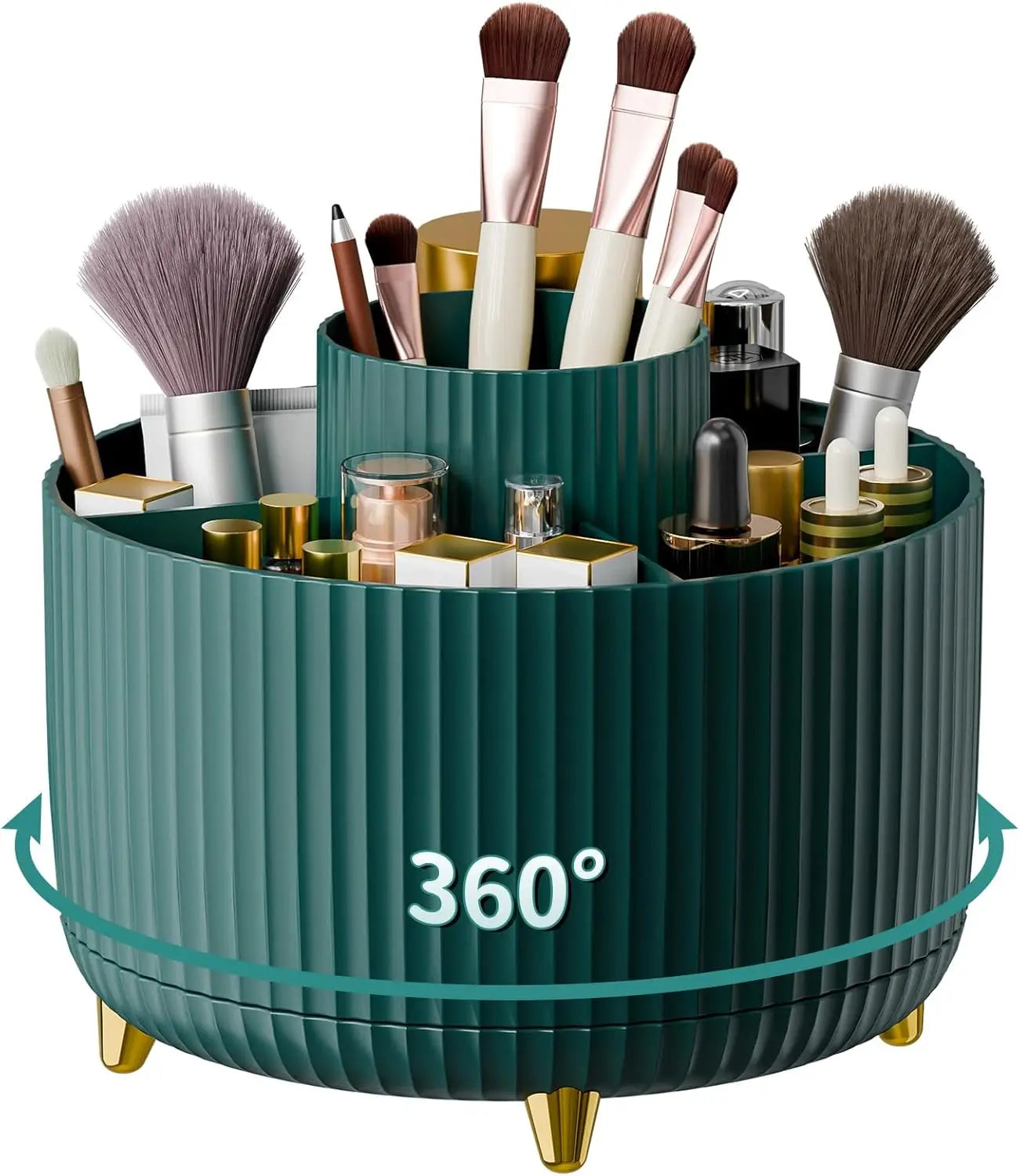 Οργανωτήρας Brush Μακιγιάζ 360° – 5 Θέσεις για Vanity & Desk
