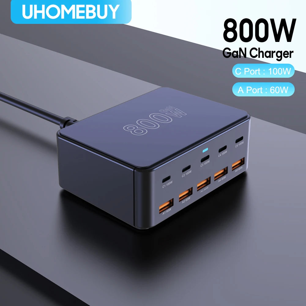 Φορτιστής GaN 100W USB-C – Φόρτισε Όλες τις Συσκευές Μαζί