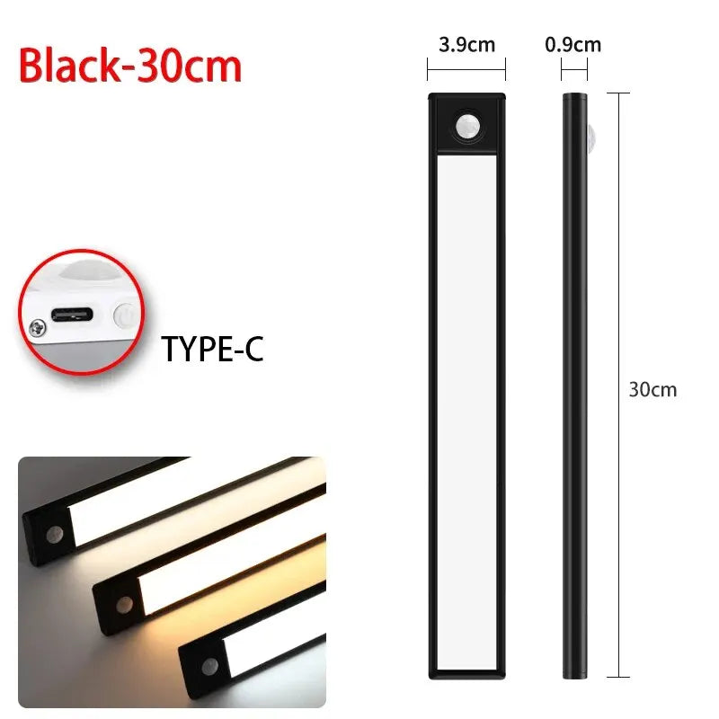 LED Φωτάκι με Αισθητήρα Κίνησης – USB Επαναφορτιζόμενο 20-50cm