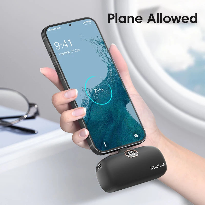 Power Bank Mini KUULAA 5000mAh – Φορητό & Fast Charging