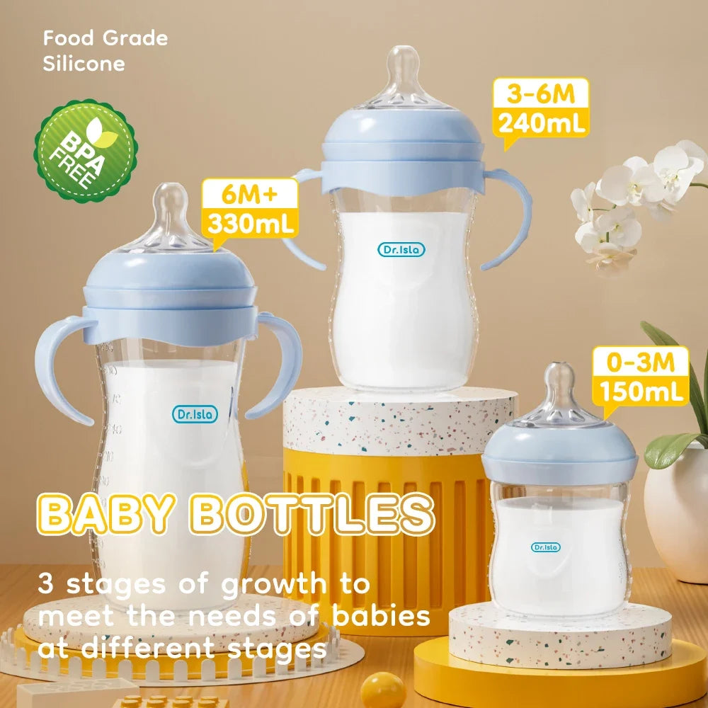 Μπιμπερό BPA-Free με Λαβή – Ασφαλές για Νεογέννητα