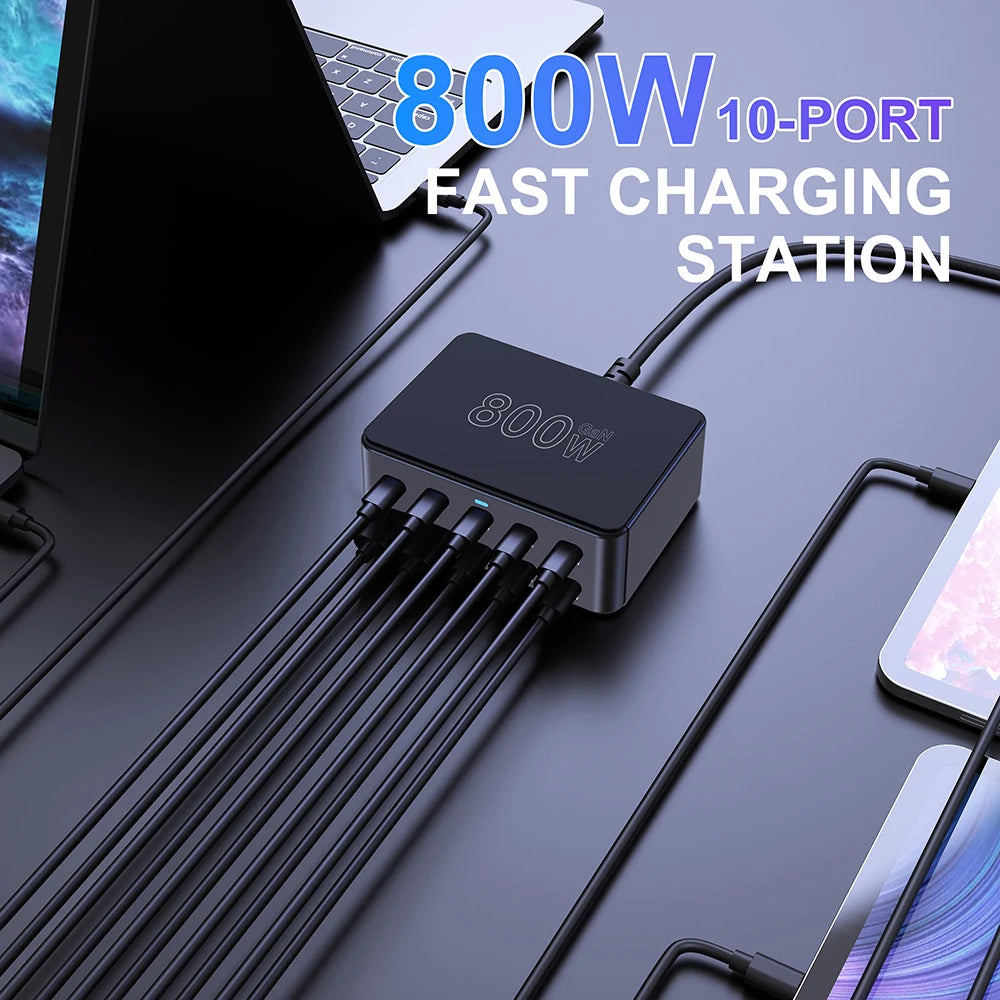 Φορτιστής GaN 100W USB-C – Φόρτισε Όλες τις Συσκευές Μαζί