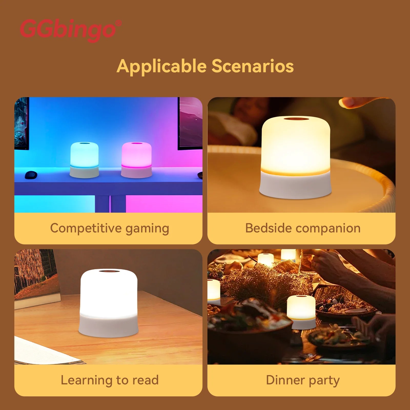 Φωτιστικό RGB με Αφή και Telecommand – Dimmable για Δωμάτιο