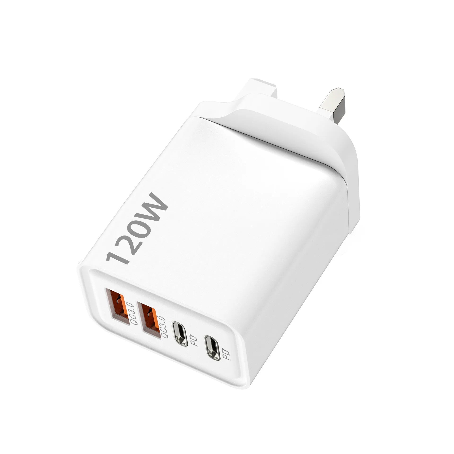 Φορτιστής USB-C 120W με 4 Θύρες – Γρήγορη Φόρτιση για Όλα