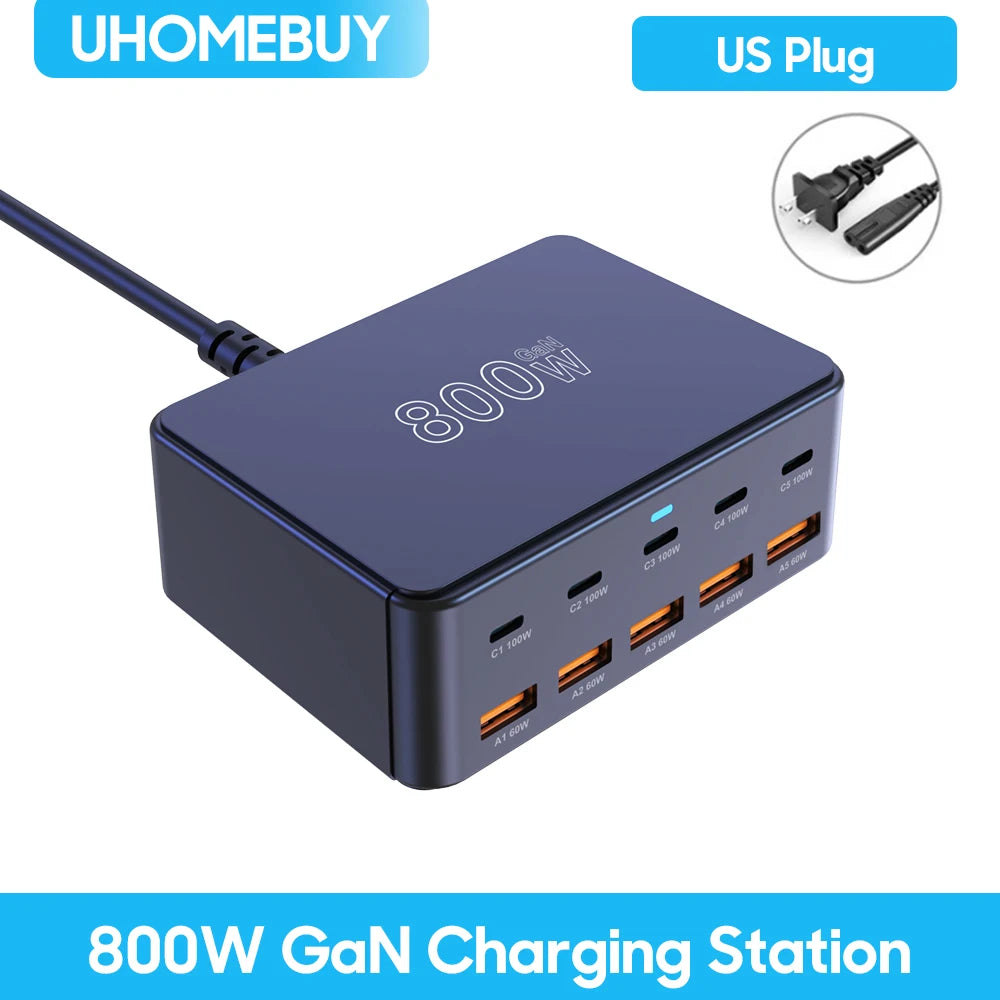 Φορτιστής GaN 100W USB-C – Φόρτισε Όλες τις Συσκευές Μαζί