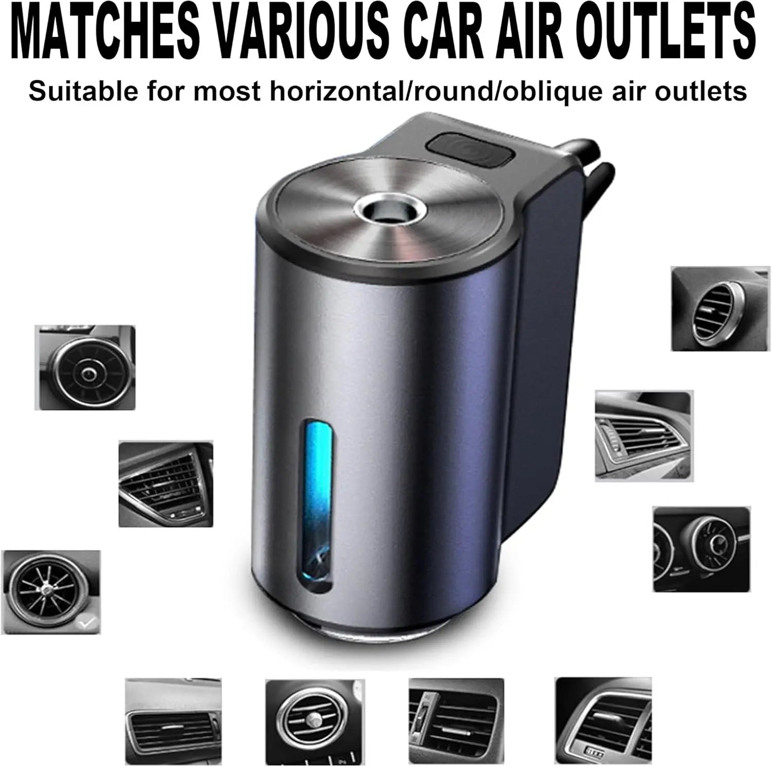 Αρωματιστήρας Αυτοκινήτου – Aroma Diffuser με 3 Επίπεδα & USB