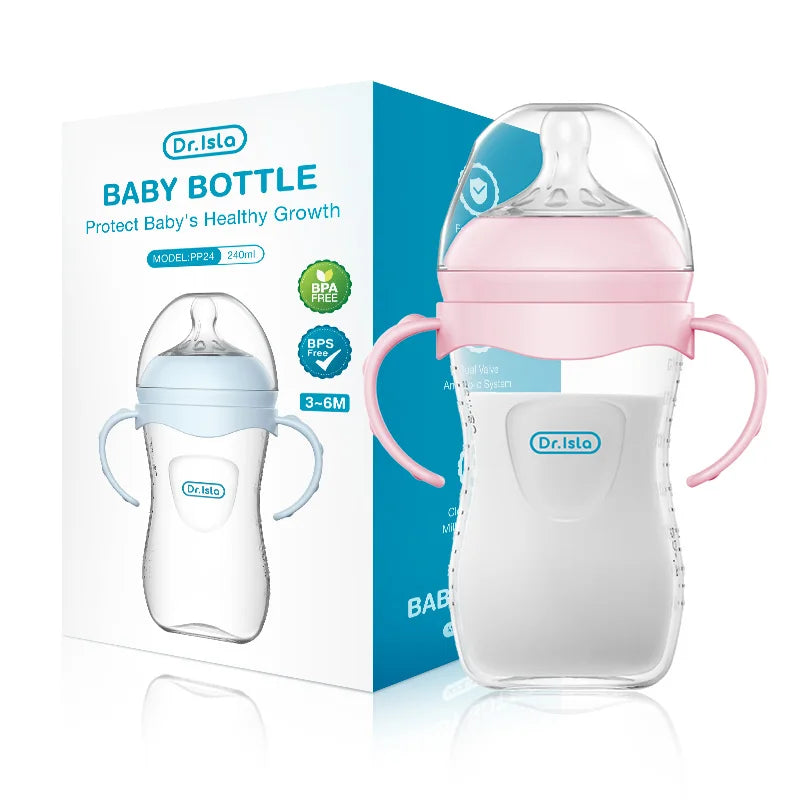 Μπιμπερό BPA-Free με Λαβή – Ασφαλές για Νεογέννητα