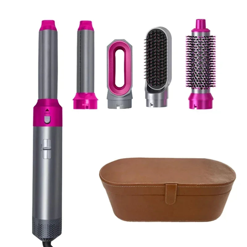 5-σε-1 Σετ Στυλίσματος Μαλλιών – Σεσουάρ, Straightener & Curler