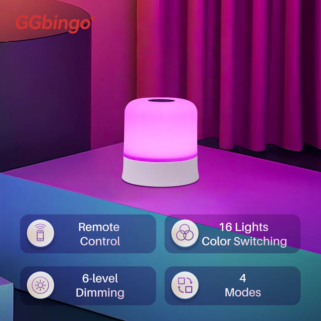 Φωτιστικό RGB με Αφή και Telecommand – Dimmable για Δωμάτιο