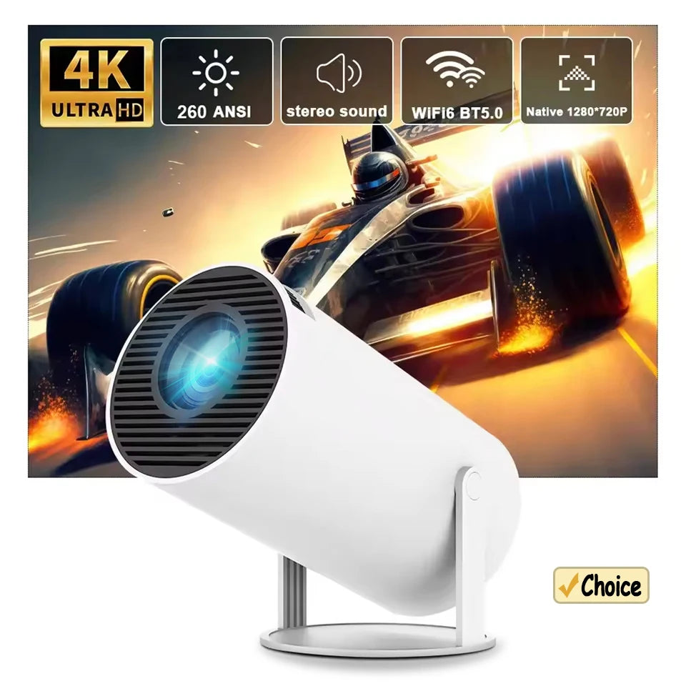 Προβολέας Smart 4K Android – Κινηματογράφος στο Σαλόνι σου