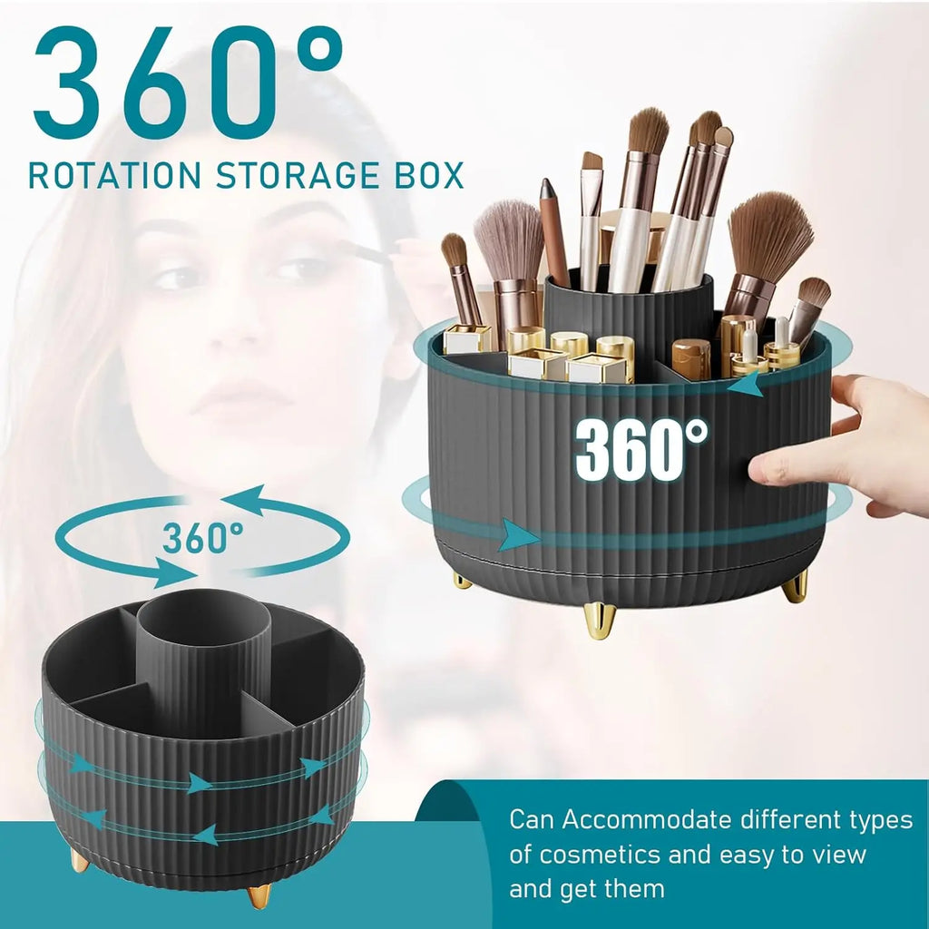 Οργανωτήρας Brush Μακιγιάζ 360° – 5 Θέσεις για Vanity & Desk