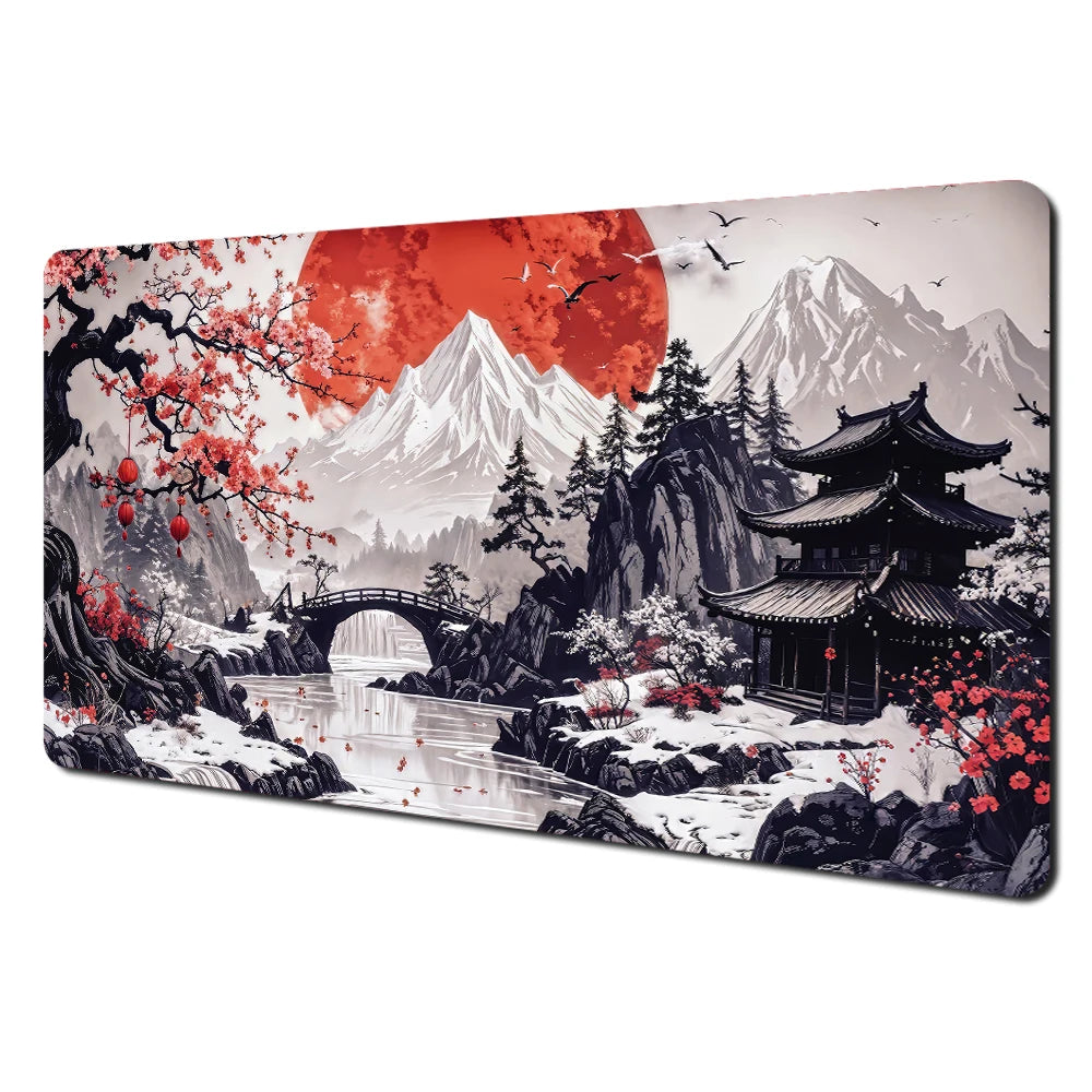 Mousepad Mount Fuji – Μεγάλο με Ραμμένες Άκρες