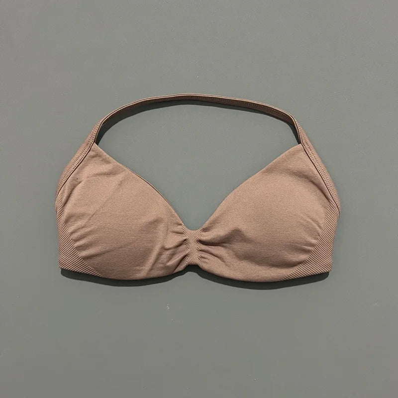 Αθλητικό Σουτιέν Γυμναστικής – Backless Yoga & Running Bra