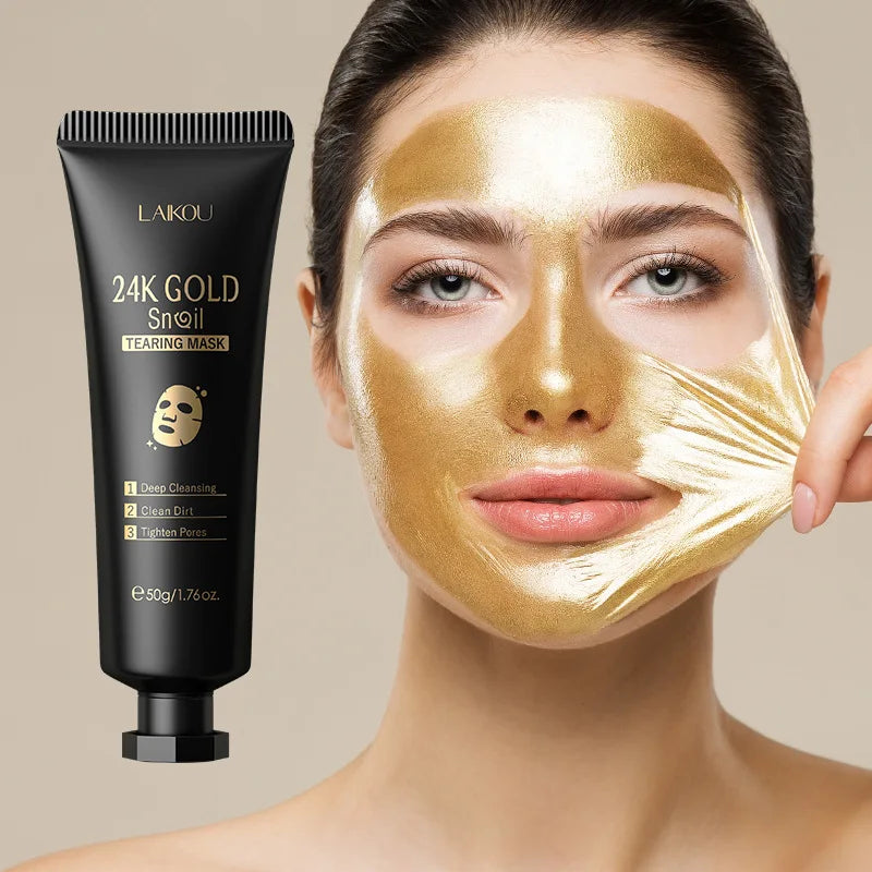Μάσκα 24K Gold Peeling – Κατά των Μαύρων Σημείων & Λάμψη