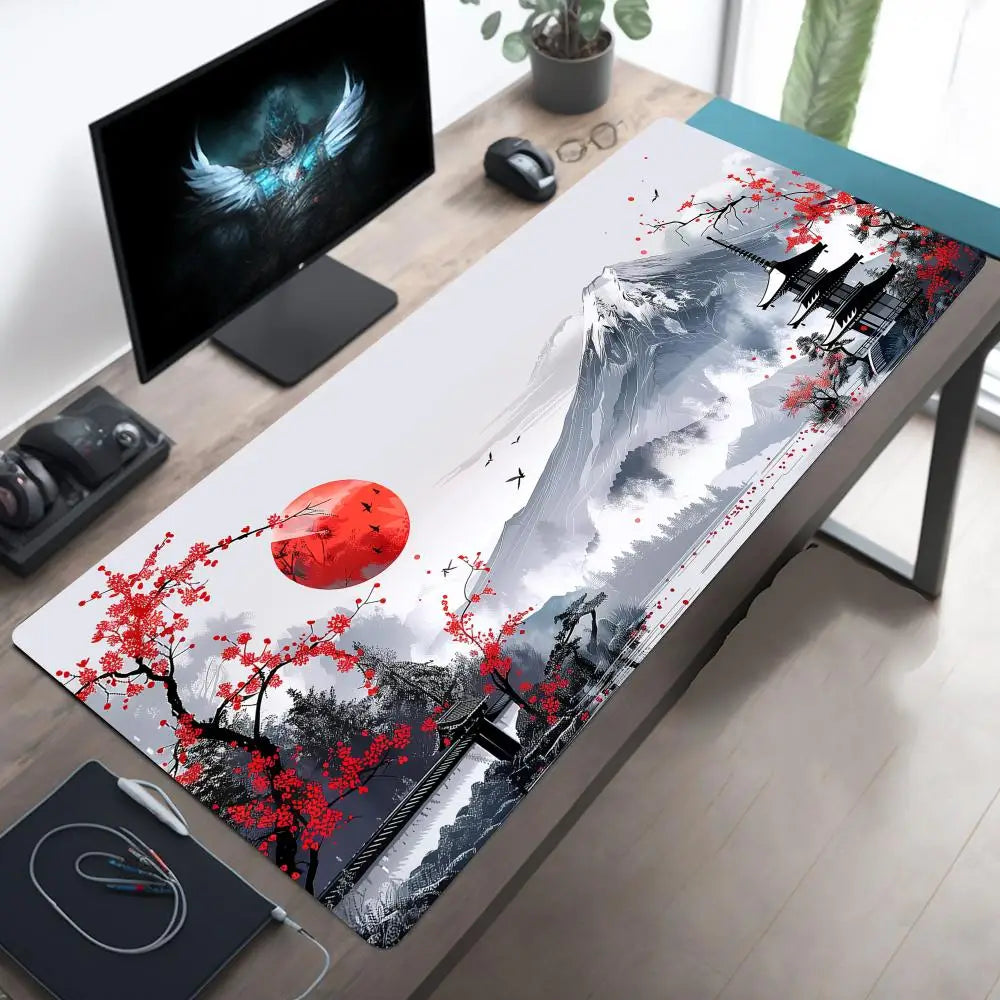 Mousepad Mount Fuji – Μεγάλο με Ραμμένες Άκρες
