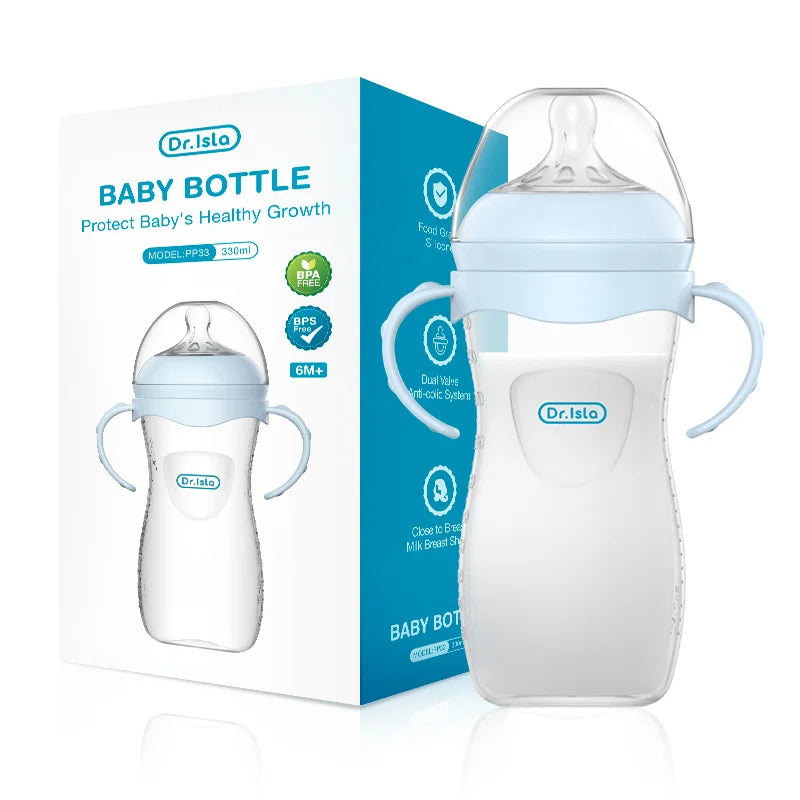 Μπιμπερό BPA-Free με Λαβή – Ασφαλές για Νεογέννητα
