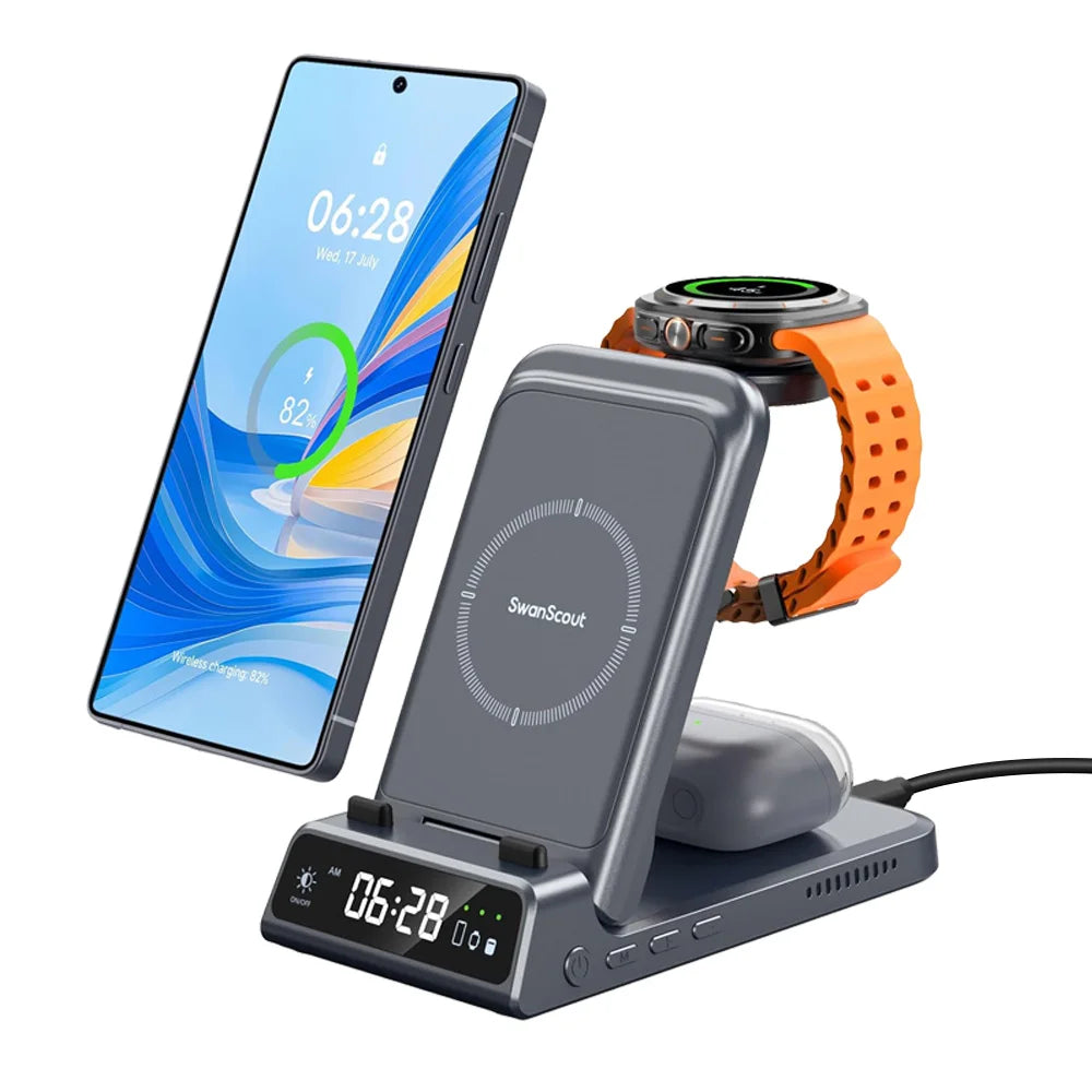 Σταθμός Ασύρματης Φόρτισης Samsung – Κινητό, Watch & Buds Μαζί