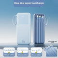 Power Bank 30000mAh 66W – Ultra-thin με 4 Καλώδια