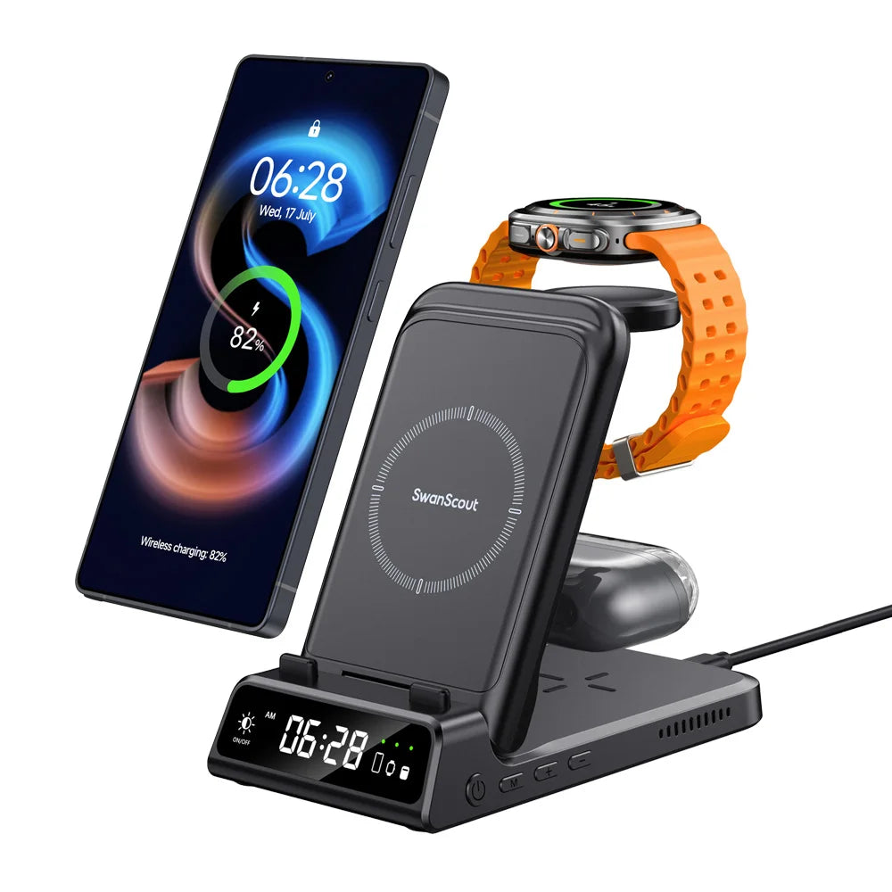 Σταθμός Ασύρματης Φόρτισης Samsung – Κινητό, Watch & Buds Μαζί