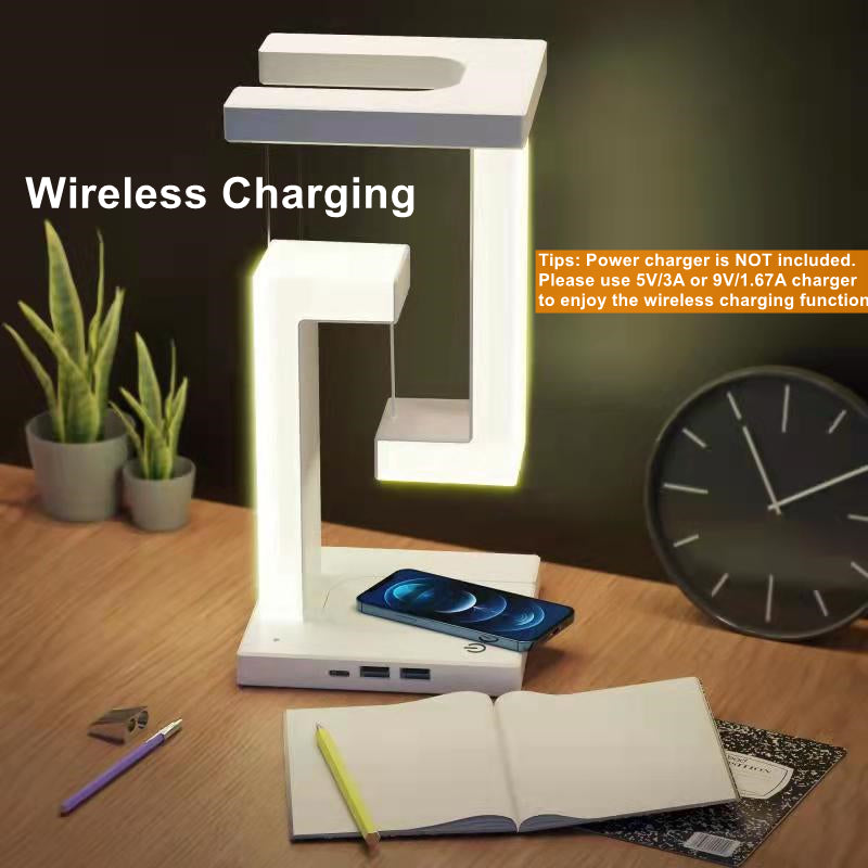 Smart Floating Lamp with Wireless Carger - Modern Smart Light