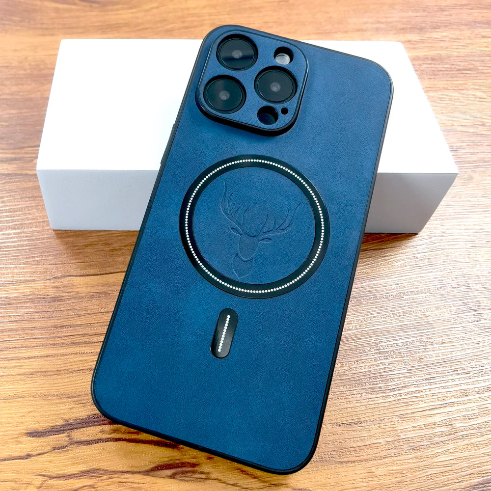 Θήκη iPhone με MagSafe – Δερμάτινη Luxury για iPhone 11-17