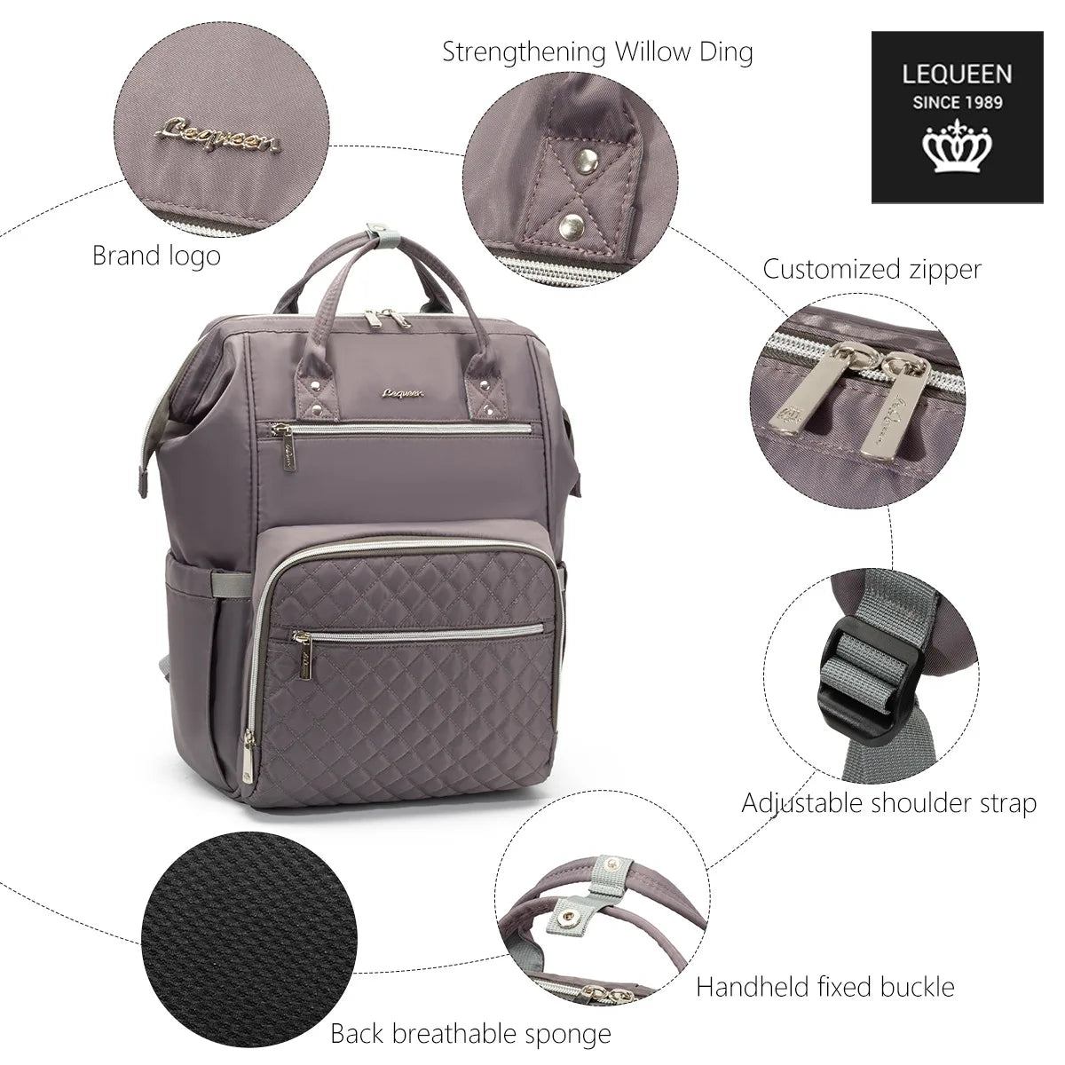 👜 Mommy Backpack Organizer – Αδιάβροχη Τσάντα για Μωρό & Ταξίδι