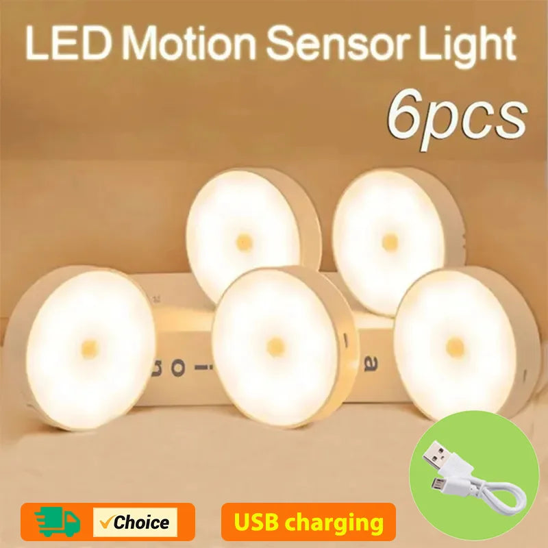 Φωτισμός LED με Αισθητήρα Κίνησης USB – για Ντουλάπα & Σκάλες