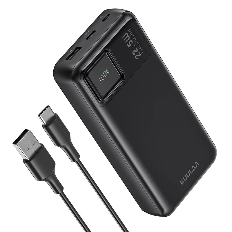 Power Bank KUULAA 20000mAh – 22.5W Fast Charging για iPhone & Android