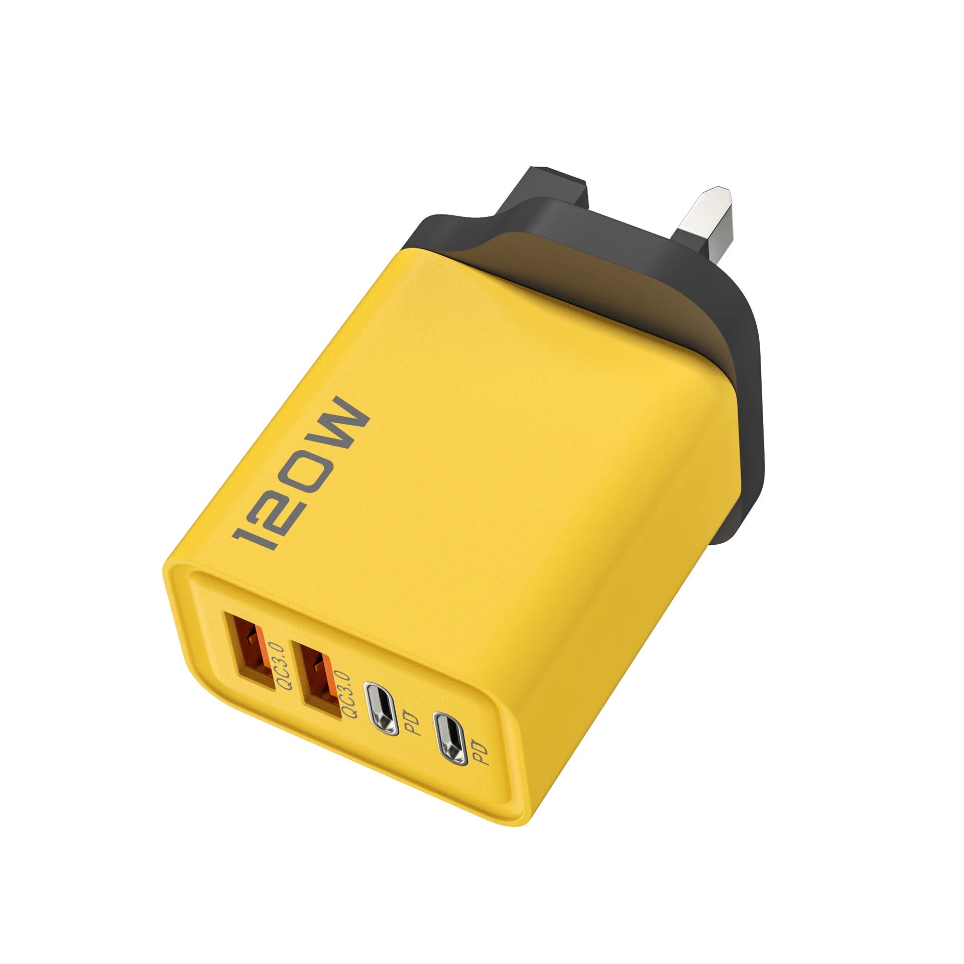 Φορτιστής USB-C 120W με 4 Θύρες – Γρήγορη Φόρτιση για Όλα