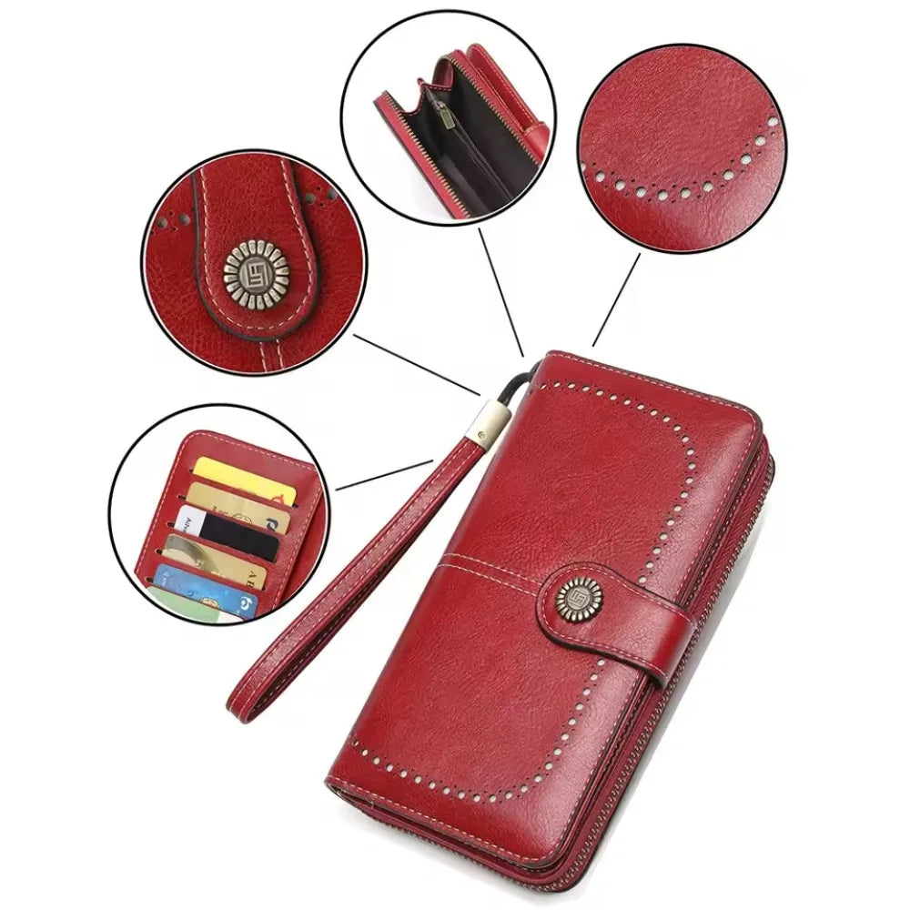 Γυναικείο Πορτοφόλι με Zipper – Μεγάλο & Ασφαλές