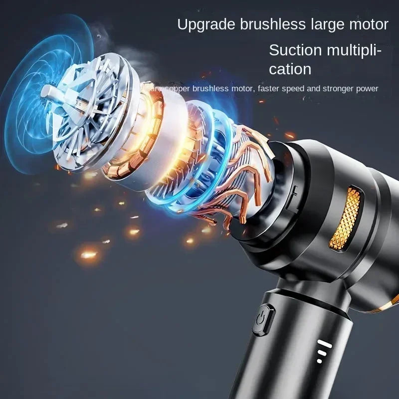 Ήλεκτρική Σκούπα Αυτοκινήτου – Ασύρματη Brushless Motor