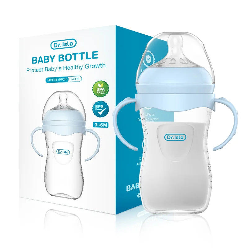 Μπιμπερό BPA-Free με Λαβή – Ασφαλές για Νεογέννητα