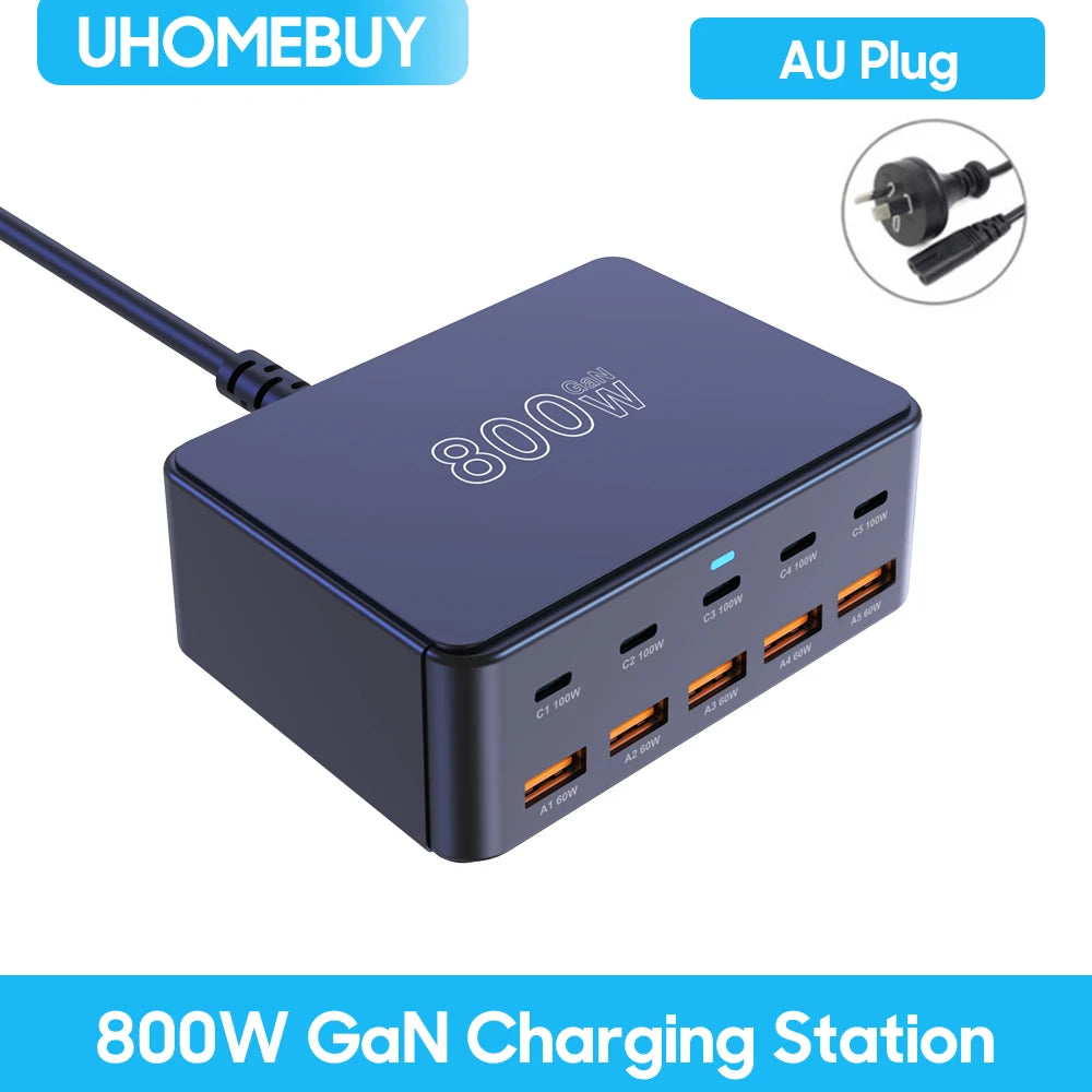 Φορτιστής GaN 100W USB-C – Φόρτισε Όλες τις Συσκευές Μαζί