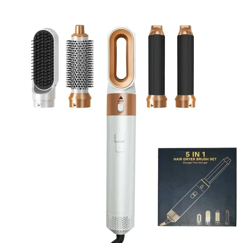 5-σε-1 Σετ Στυλίσματος Μαλλιών – Σεσουάρ, Straightener & Curler