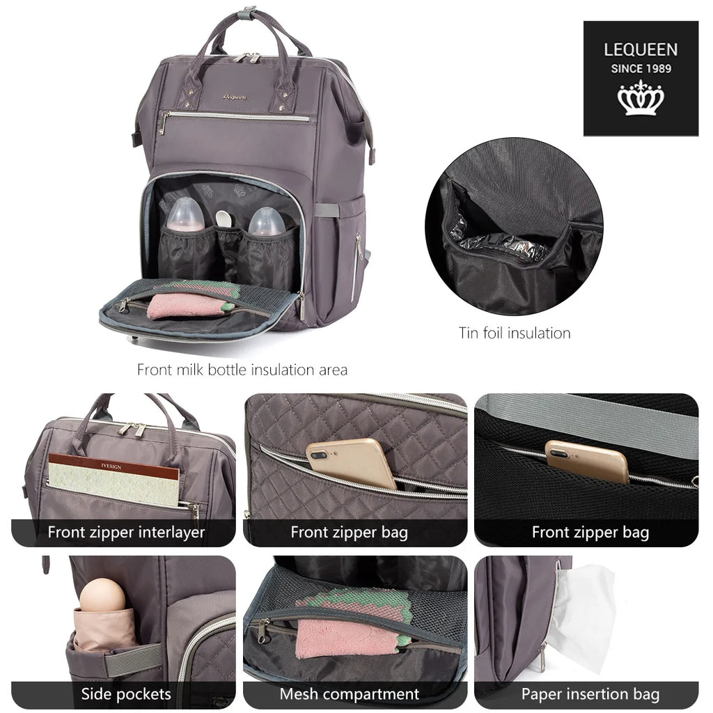 👜 Mommy Backpack Organizer – Αδιάβροχη Τσάντα για Μωρό & Ταξίδι