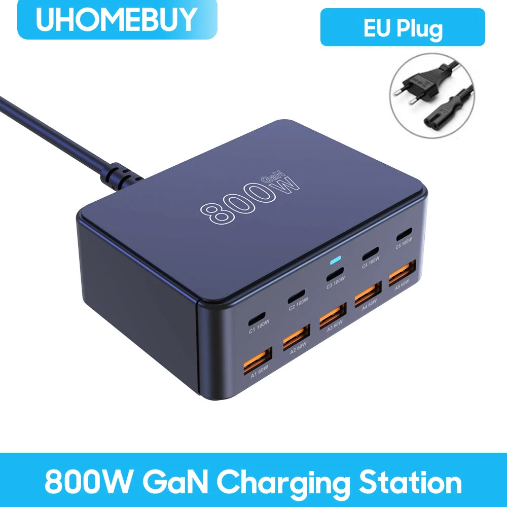 Φορτιστής GaN 100W USB-C – Φόρτισε Όλες τις Συσκευές Μαζί